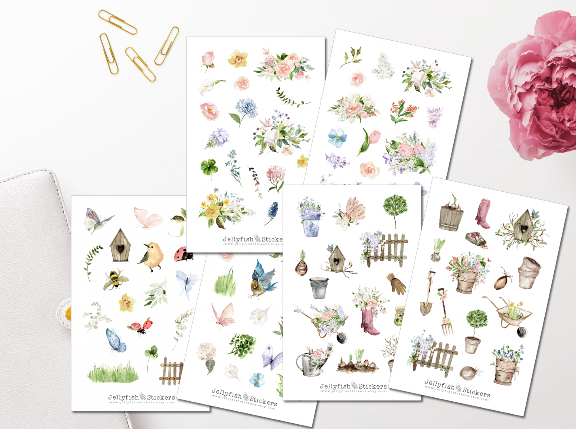 Garten Sticker Set